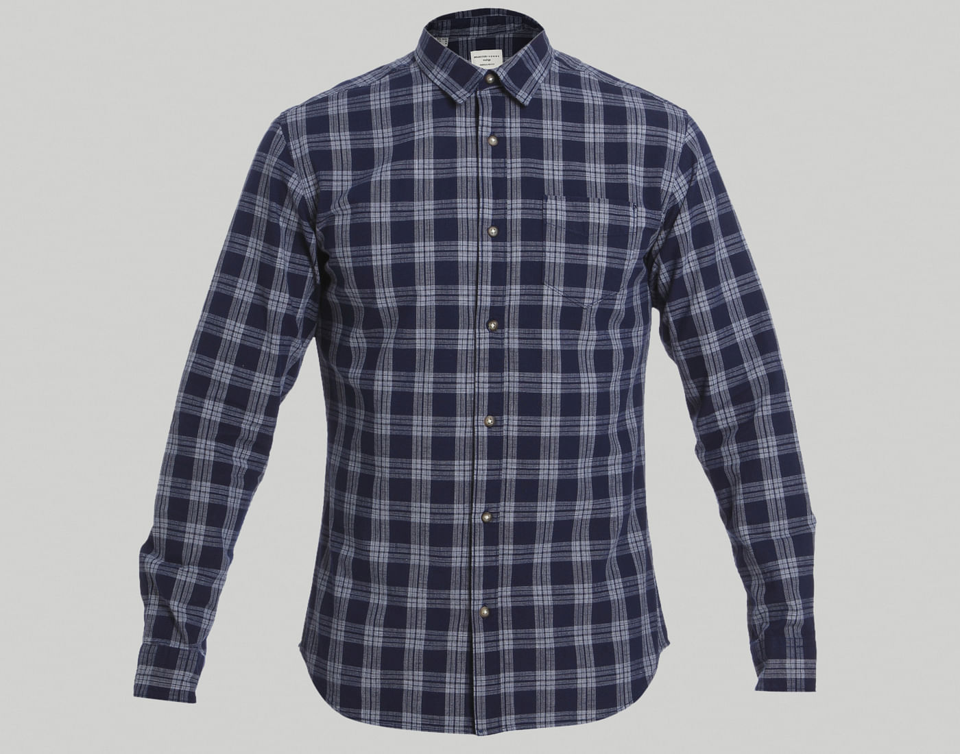 Blue Check Full Sleeves Shirt