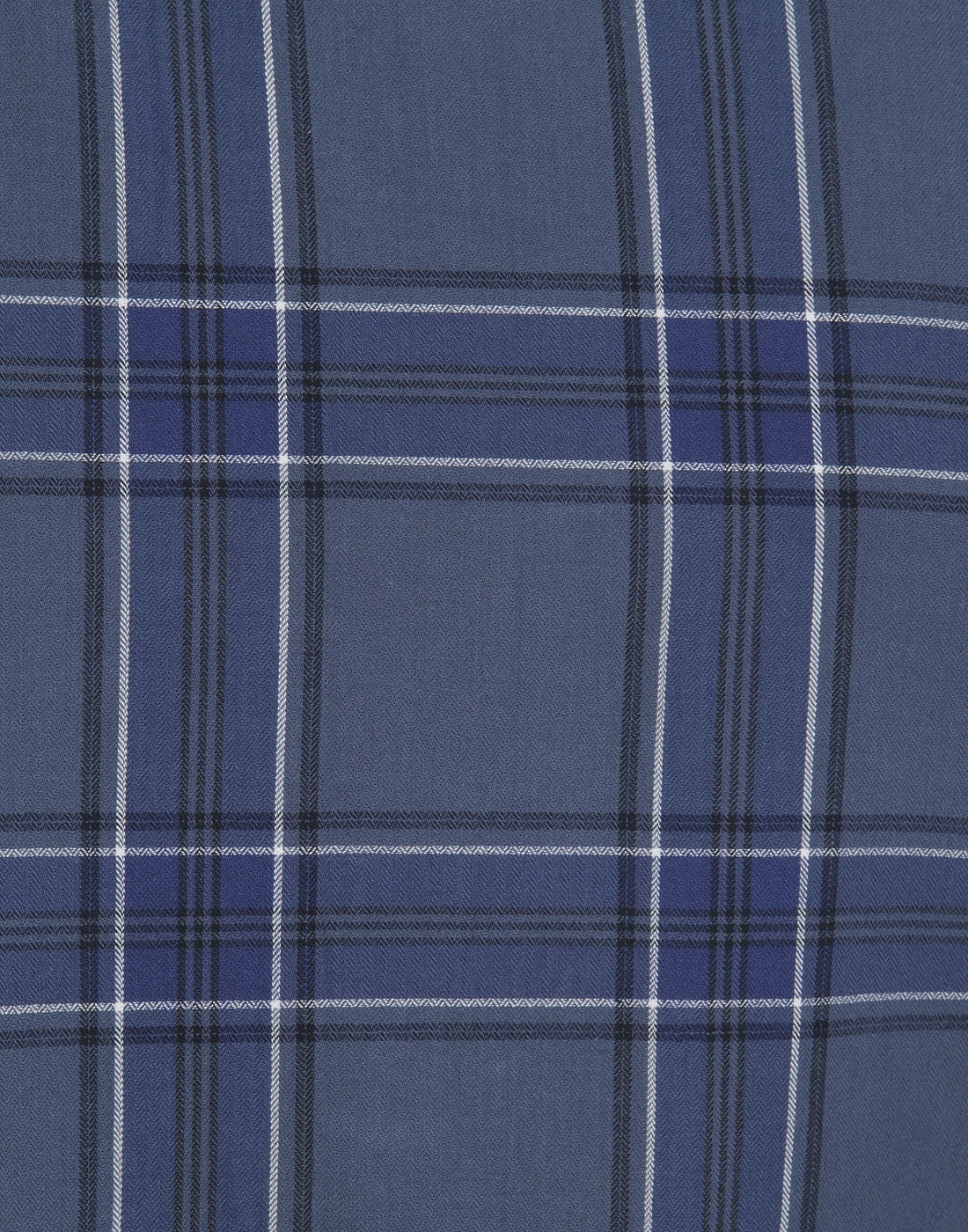Blue Check Full Sleeves Shirt
