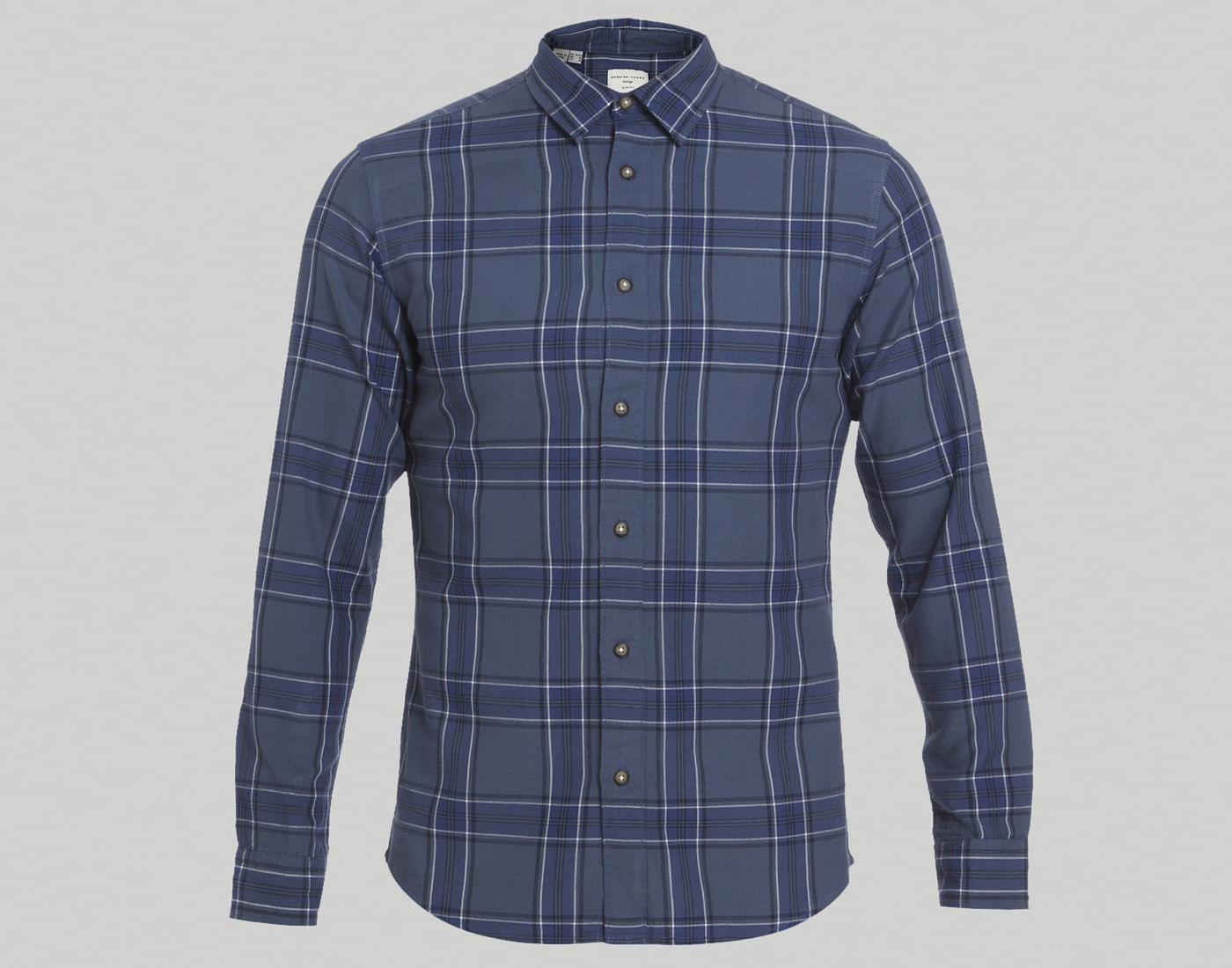 Blue Check Full Sleeves Shirt