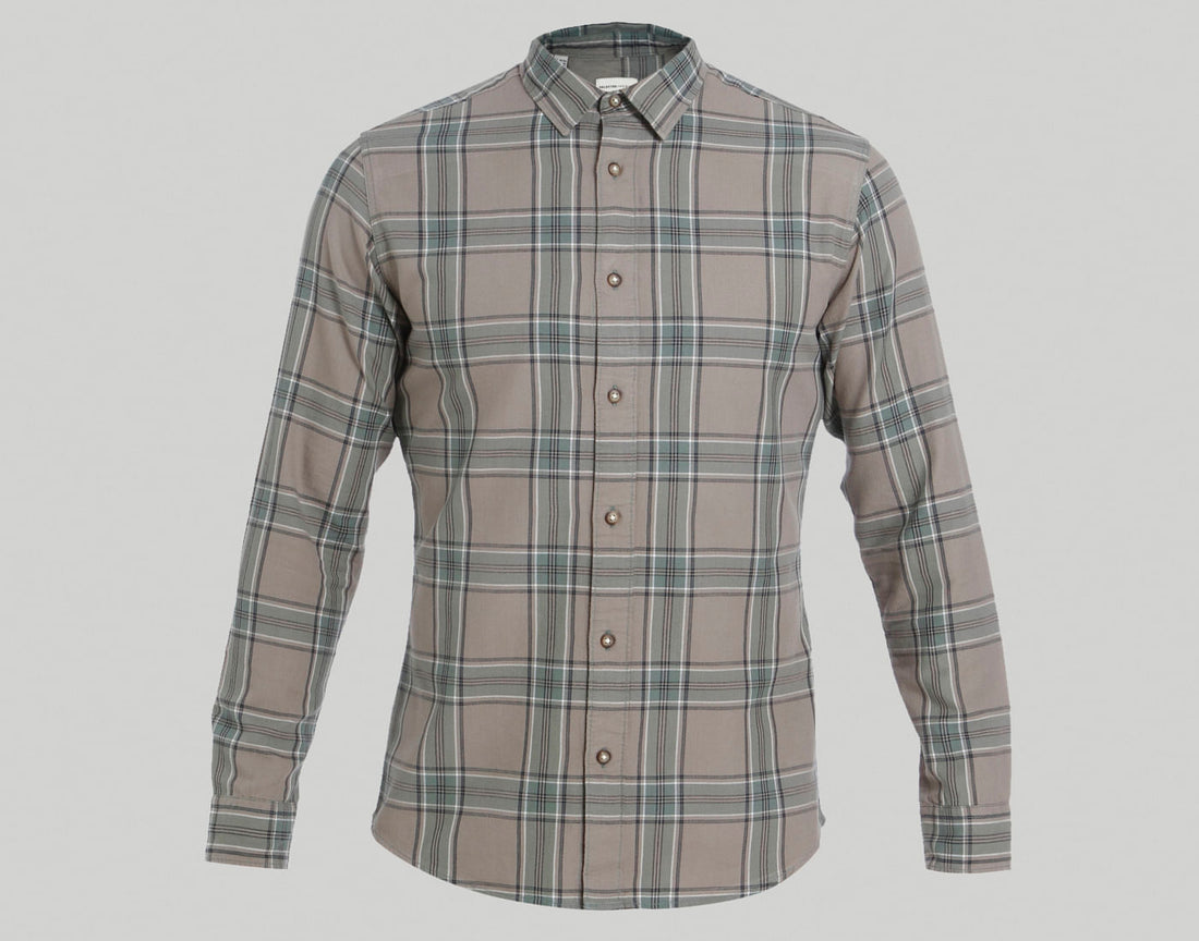 Green Check Full Sleeves Shirt