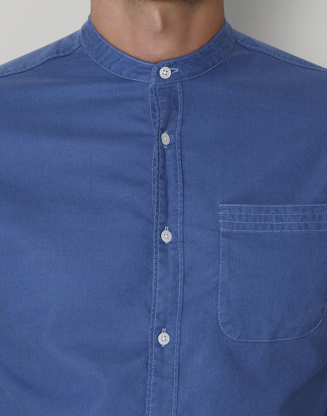 Blue Full Sleeves Shirt