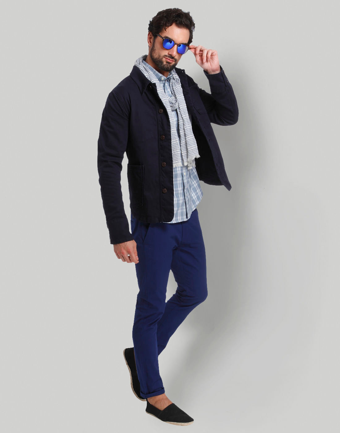 Blue Full Sleeves Shirt