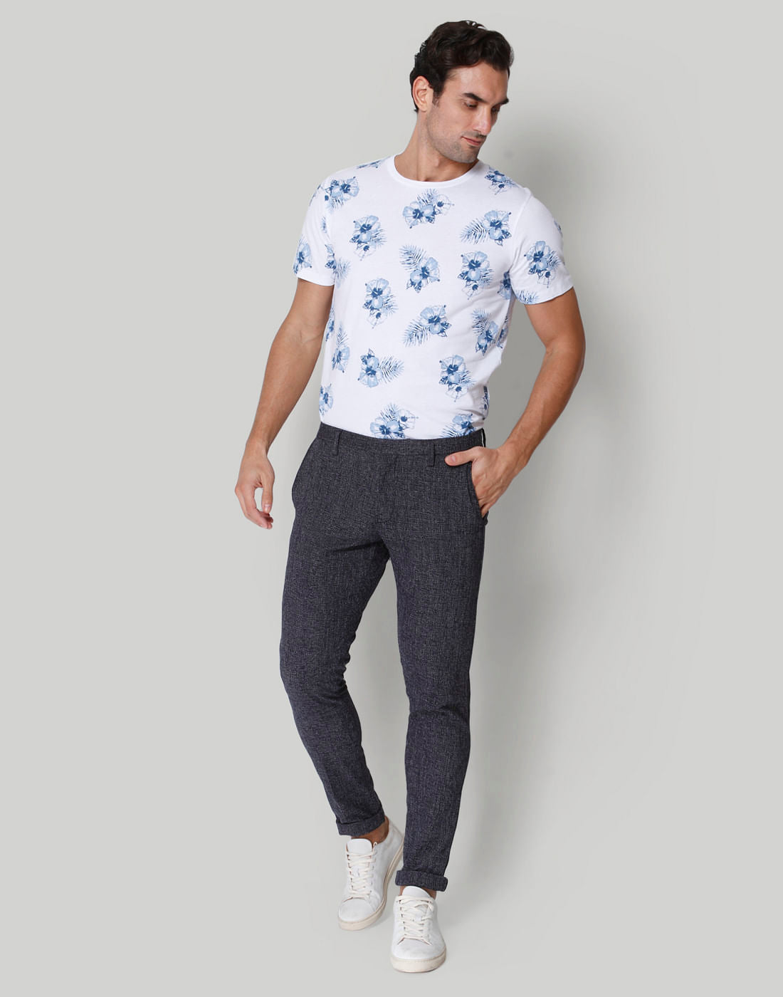 Blue Formal Trousers