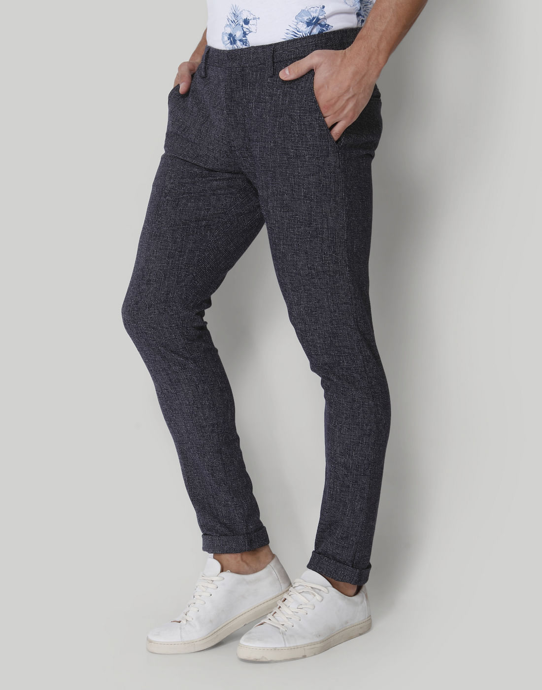 Blue Formal Trousers