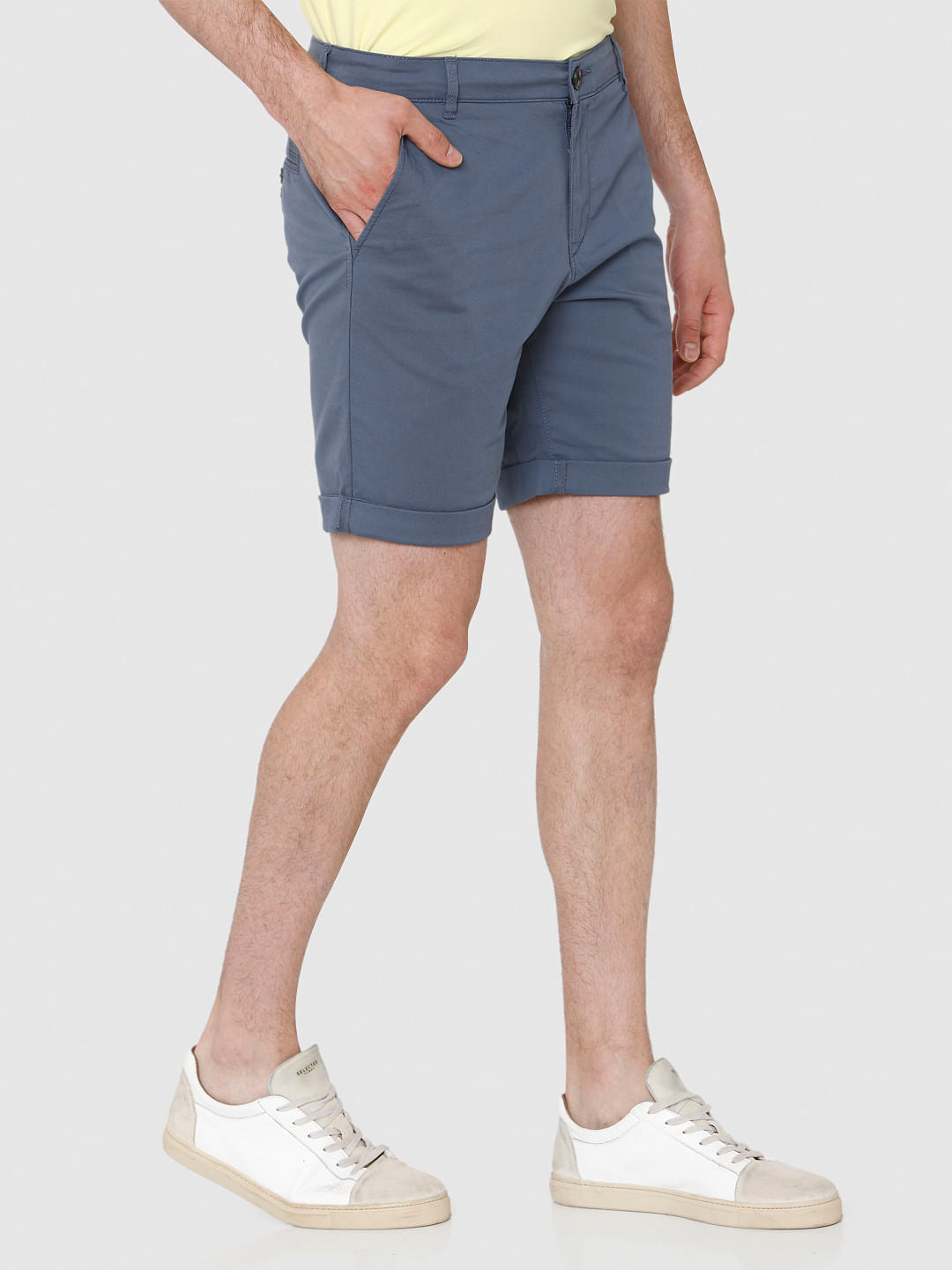 Blue Chino Shorts