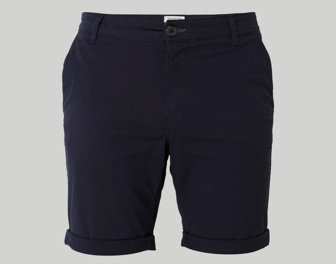 Blue Chino Shorts