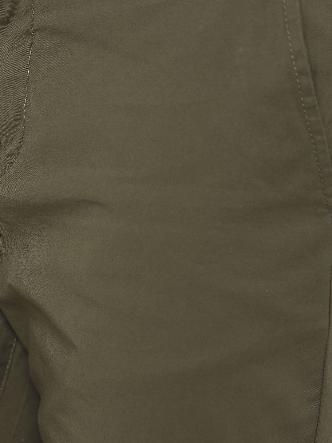 Olive Green Chino Shorts