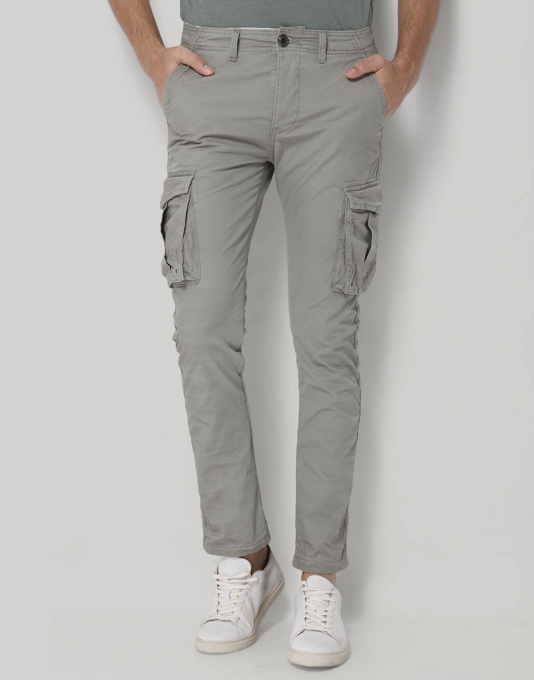 Grey Cargo Pants