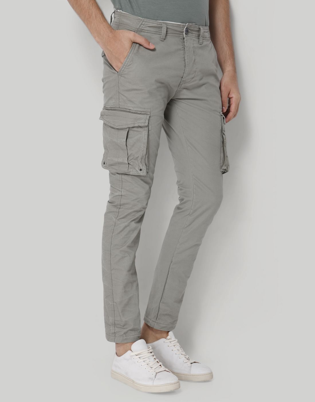 Grey Cargo Pants