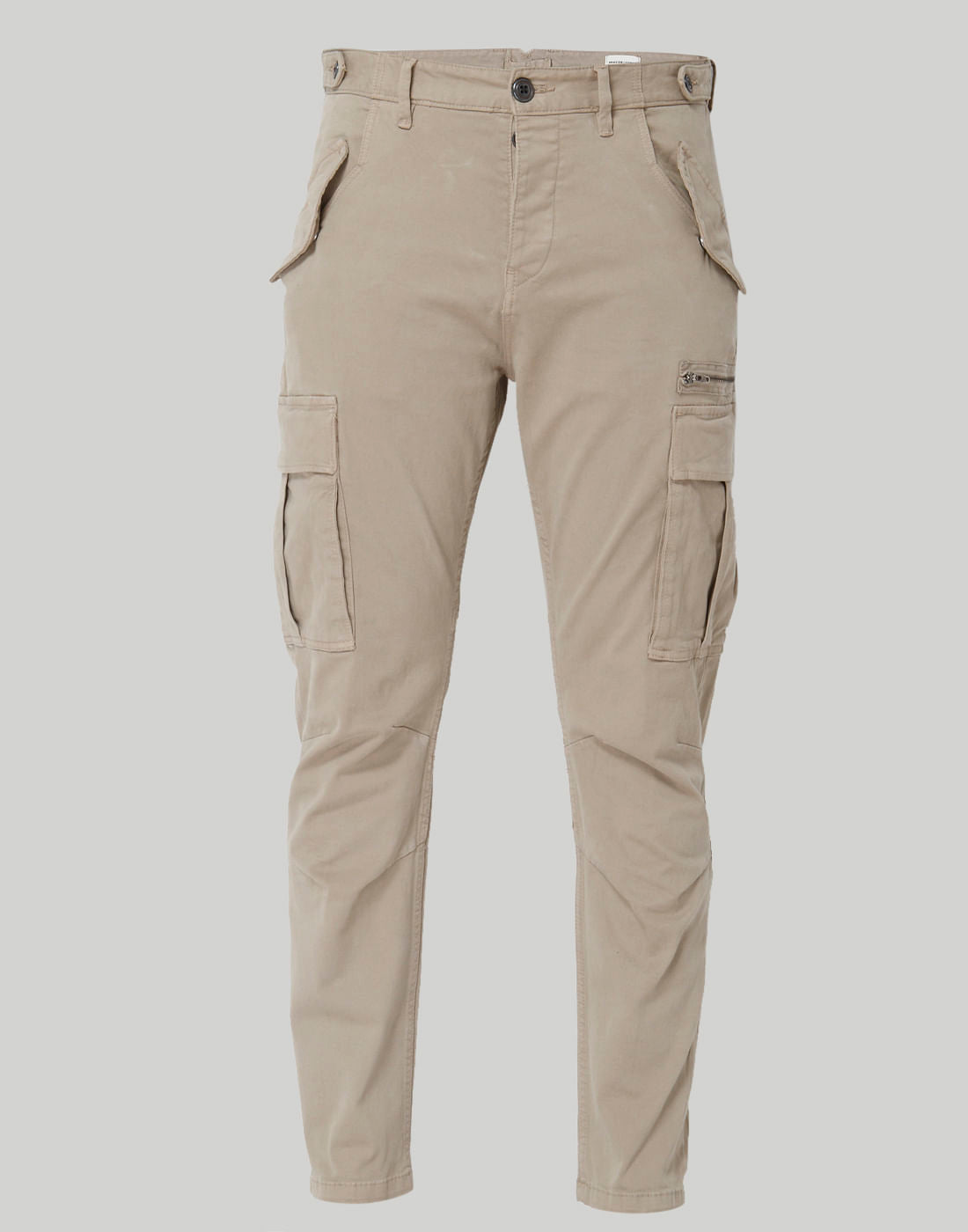 Beige Cargo Pants