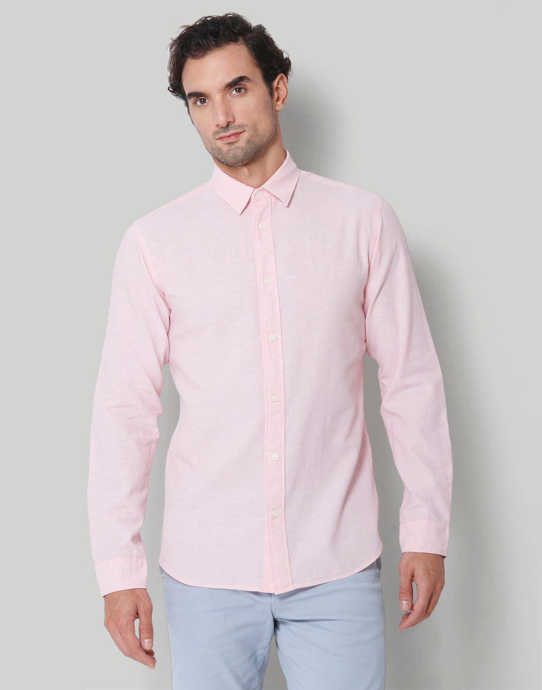 Pink Full Sleeves Shirt