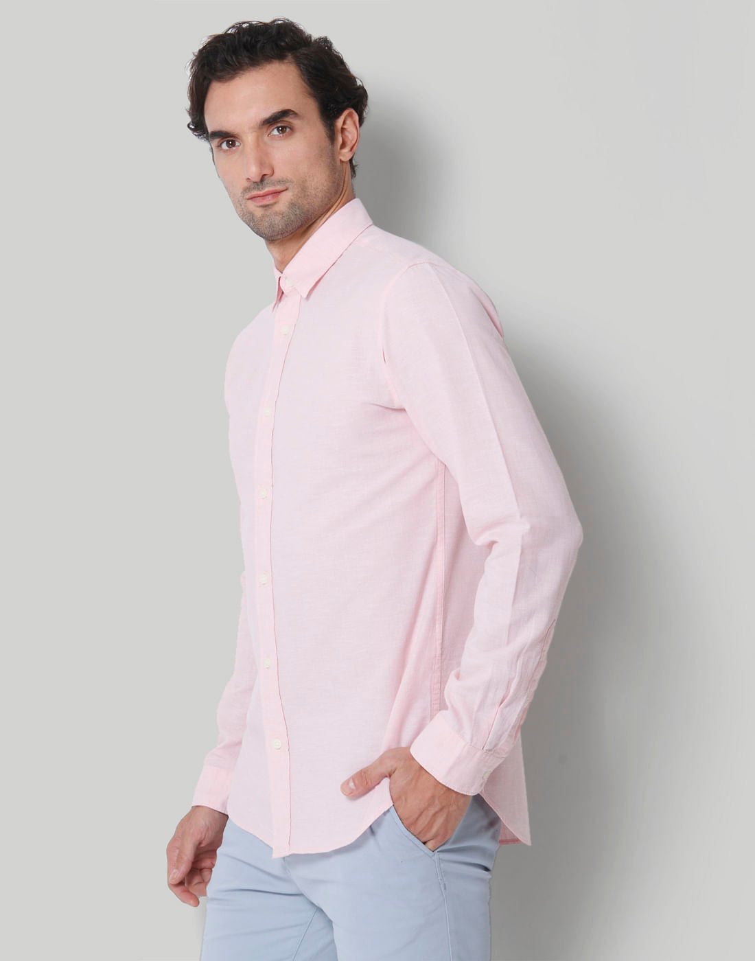 Pink Full Sleeves Shirt