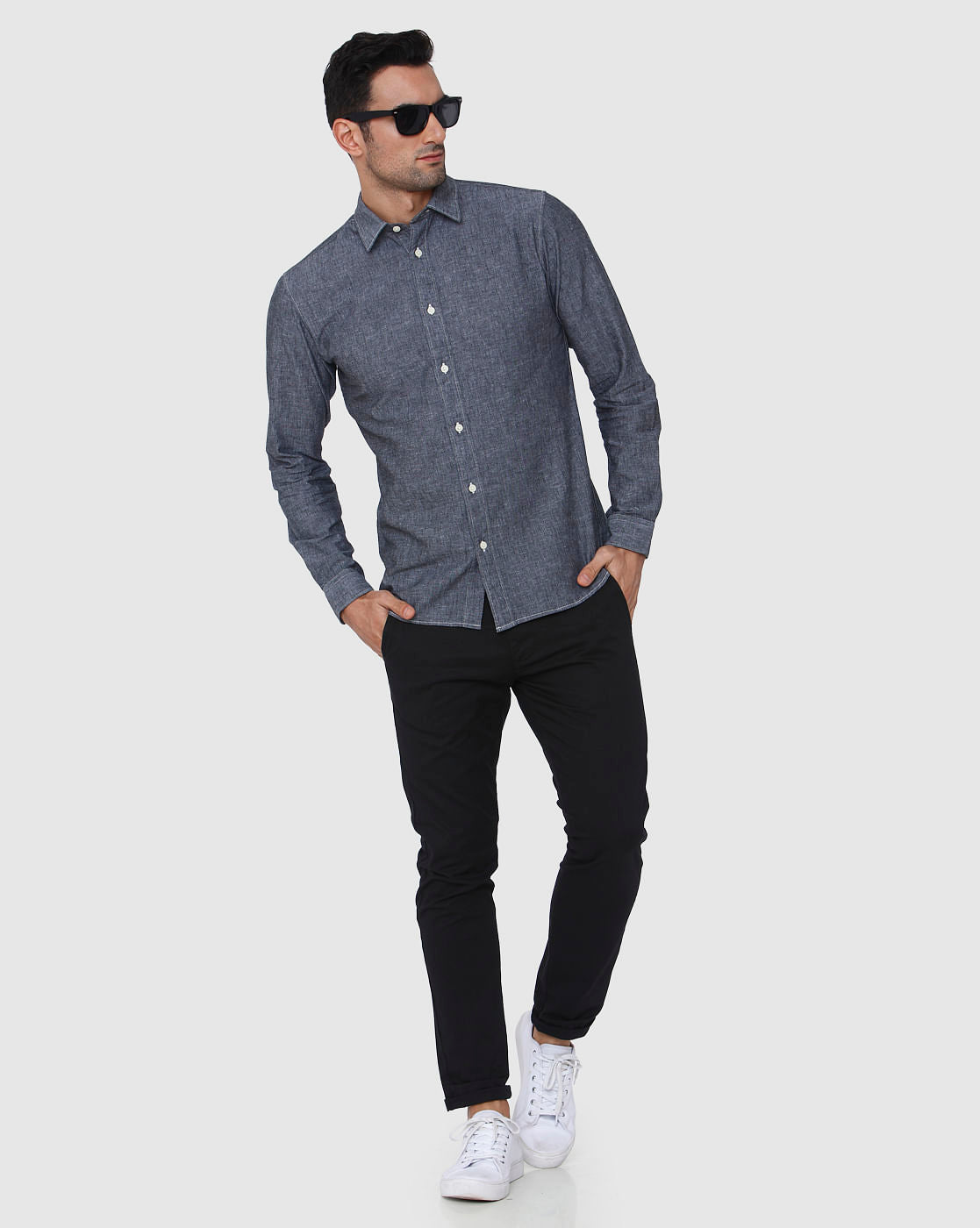 Black Full Sleeves Shirt