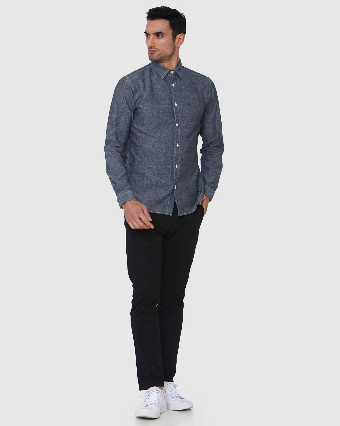 Black Full Sleeves Shirt