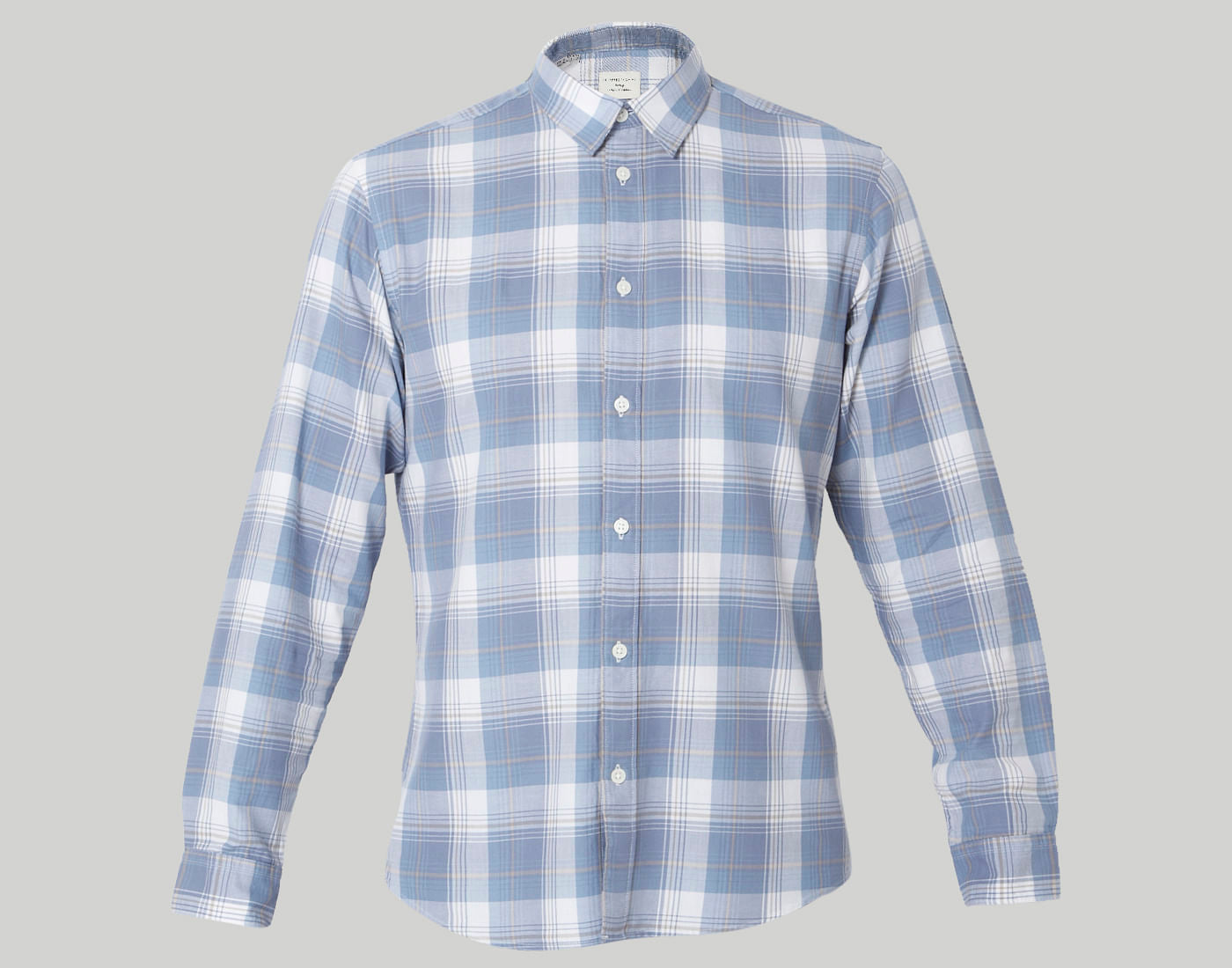 Blue Check Full Sleeves Shirt