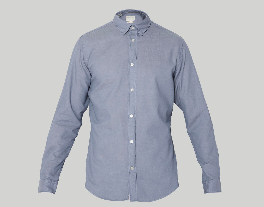 Blue Full Sleeves Shirt