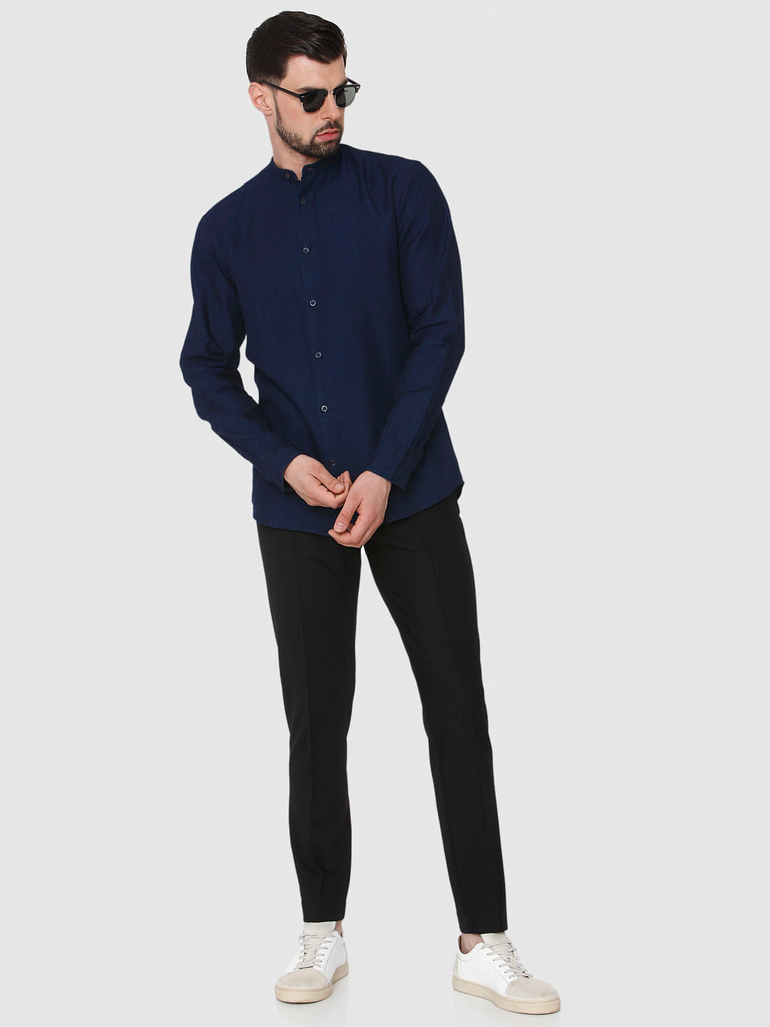 Blue Full Sleeves Shirt