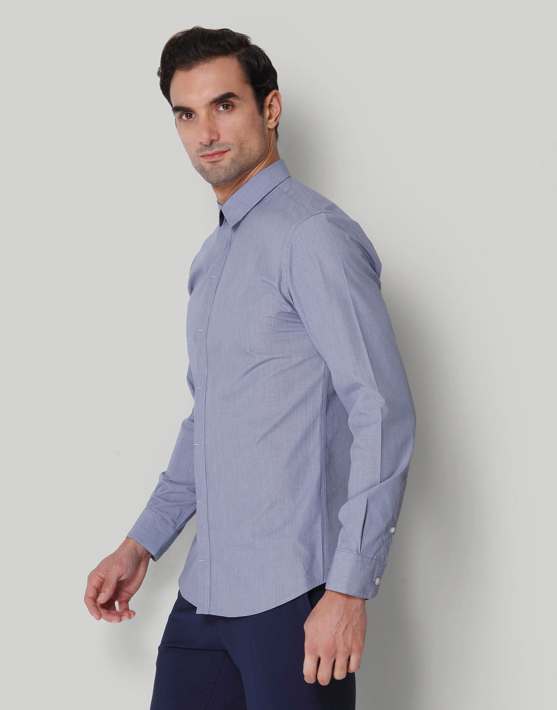 Blue Full Sleeves Shirt