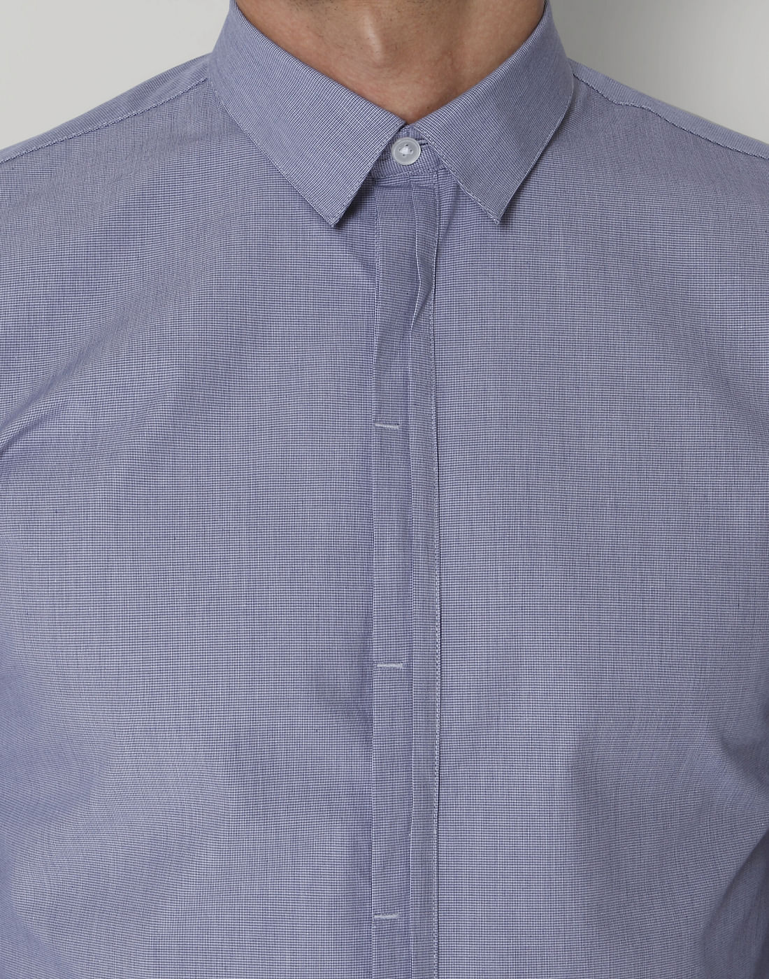 Blue Full Sleeves Shirt