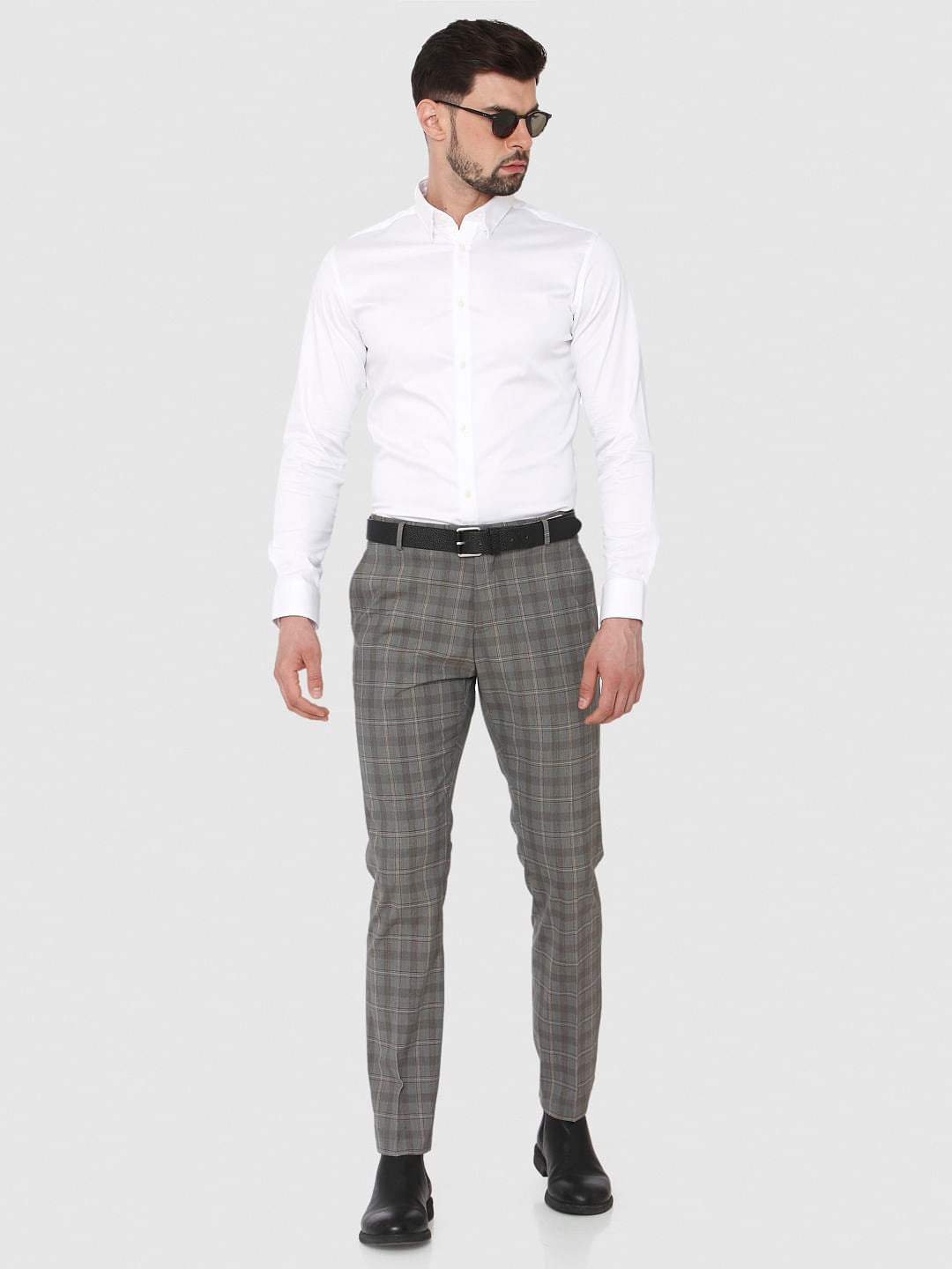 White Formal Full Sleeves Shirt