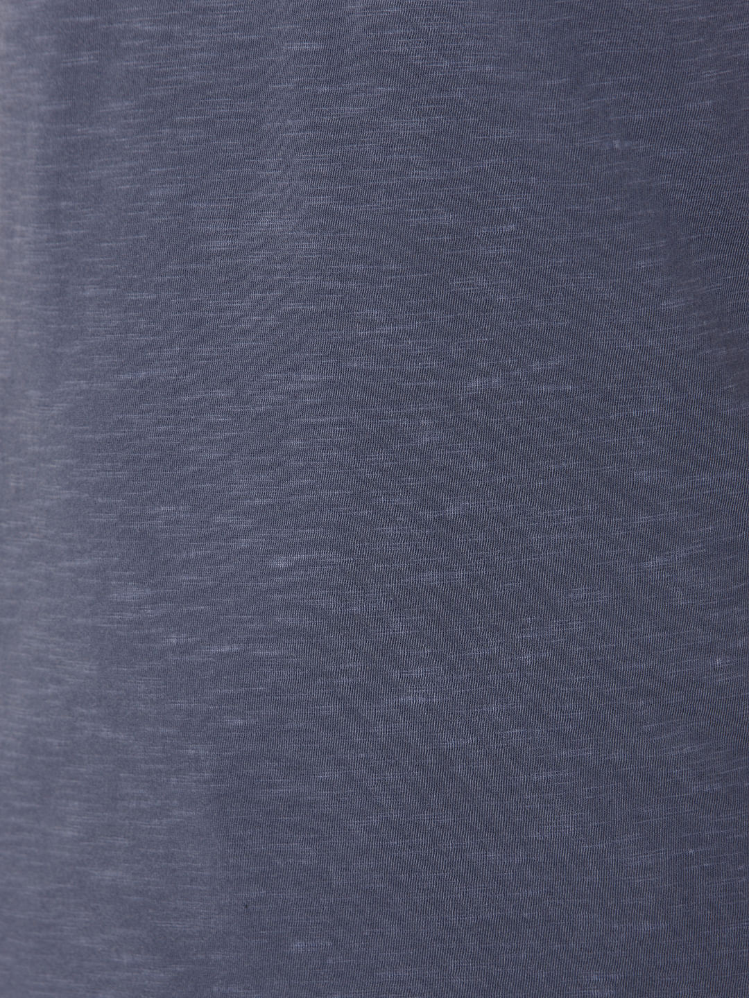 Blue Overdyed Polo Neck T-Shirt