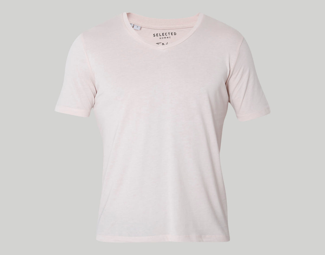 Pink V-Neck T-Shirt