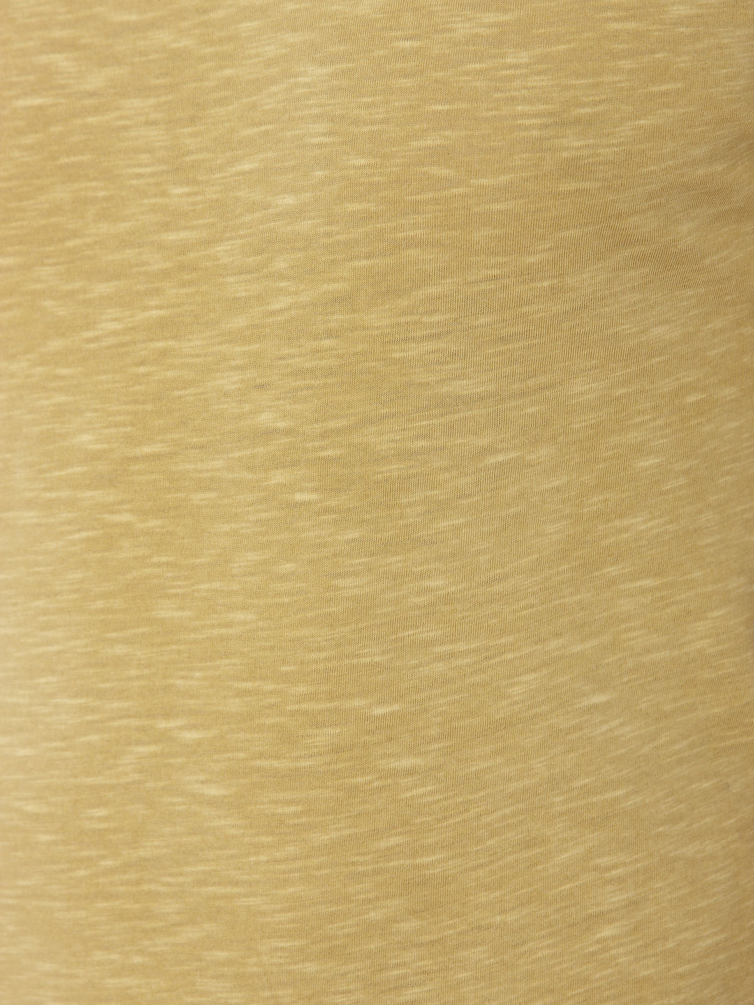 Yellow Overdyed Crew Neck T-Shirt