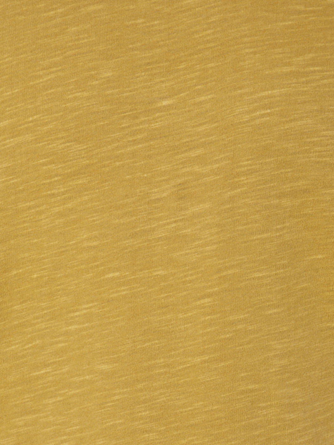 Yellow Dyed Crew Neck T-Shirt
