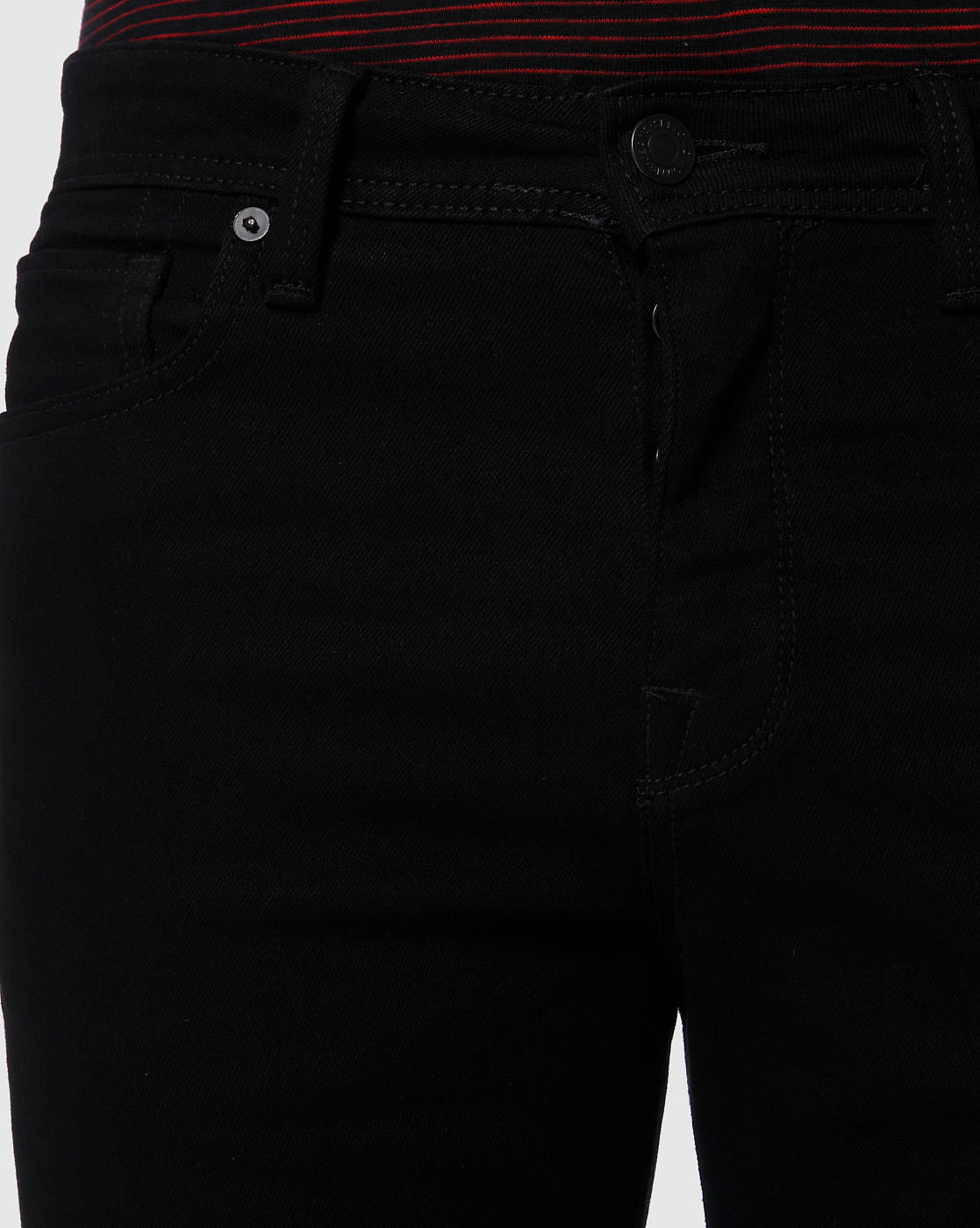 Black Denim Shorts