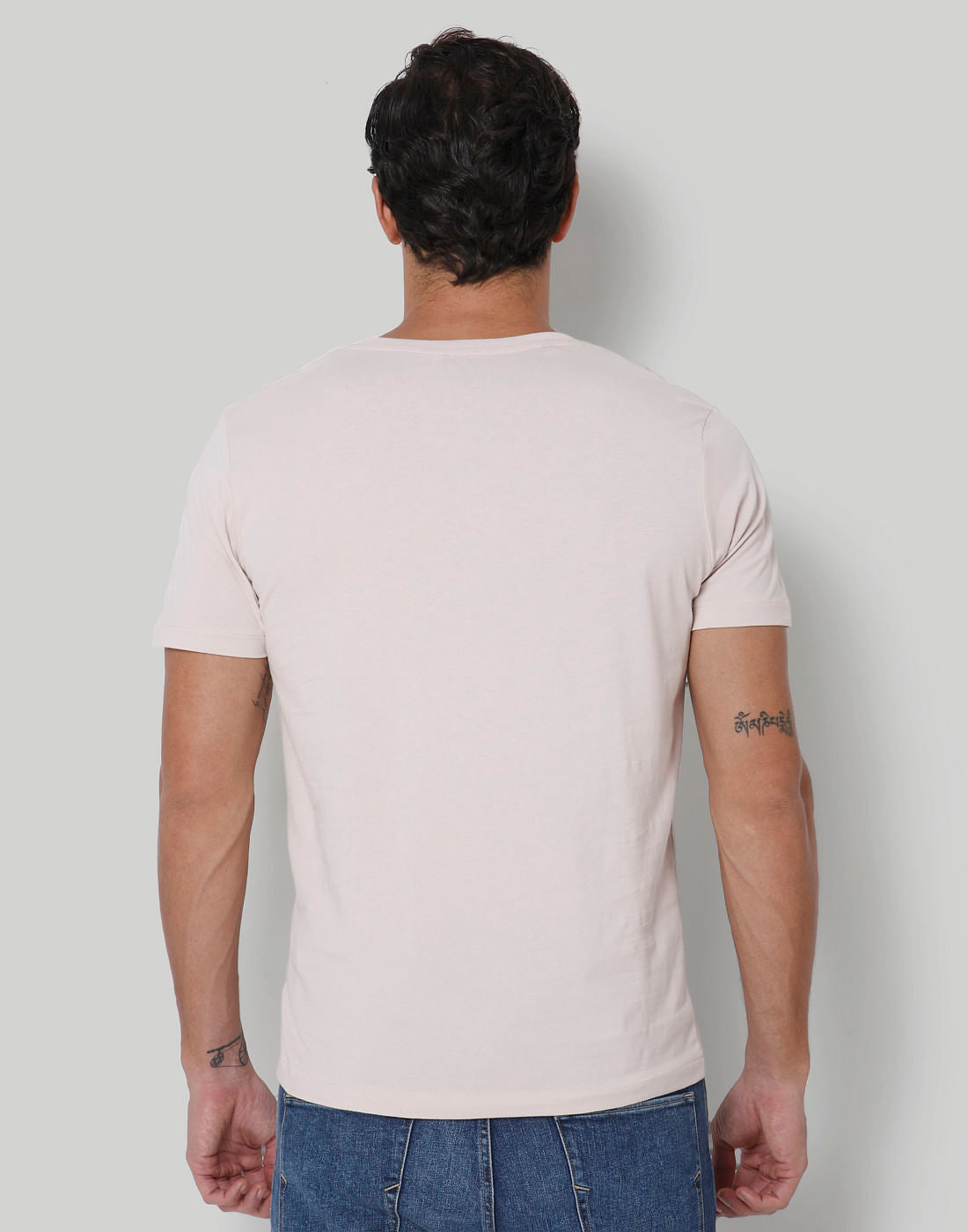 Pink Floral Print Crew Neck T-Shirt