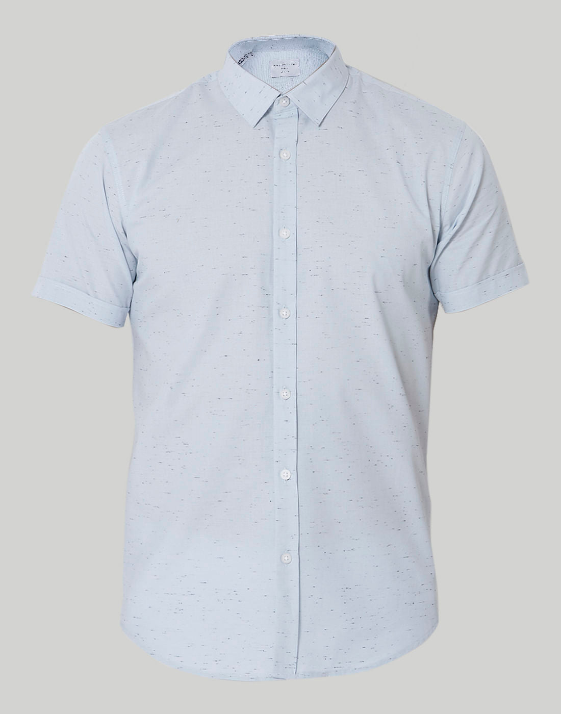 Blue Short Sleeves Shirt