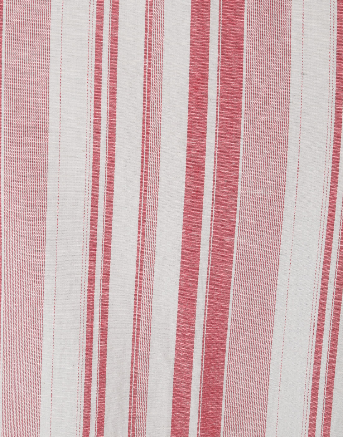 Red Striped Short Sleeves Shirt