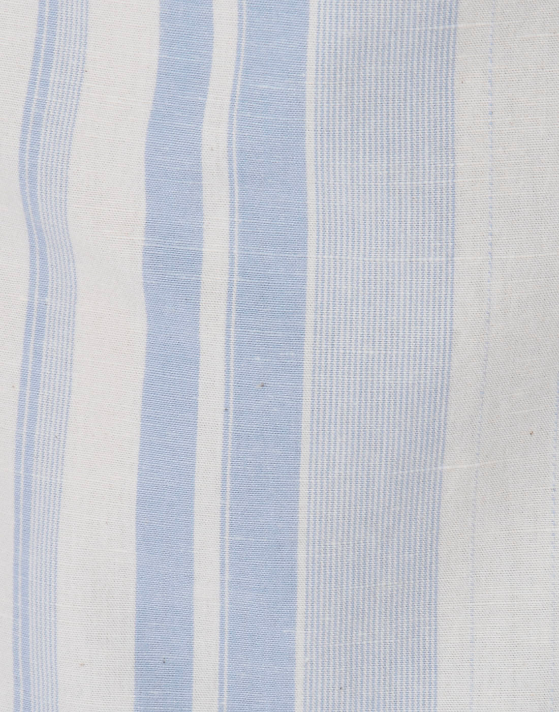 Blue Striped Short Sleeves Shirt