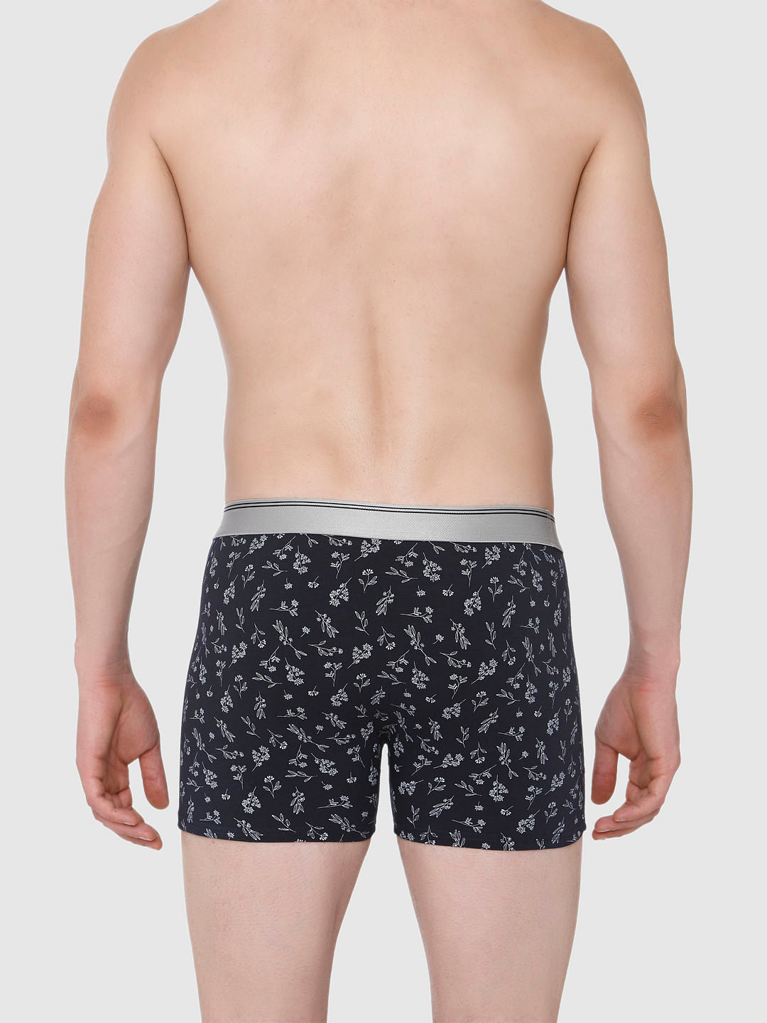 Navy Blue All Over Print Trunks
