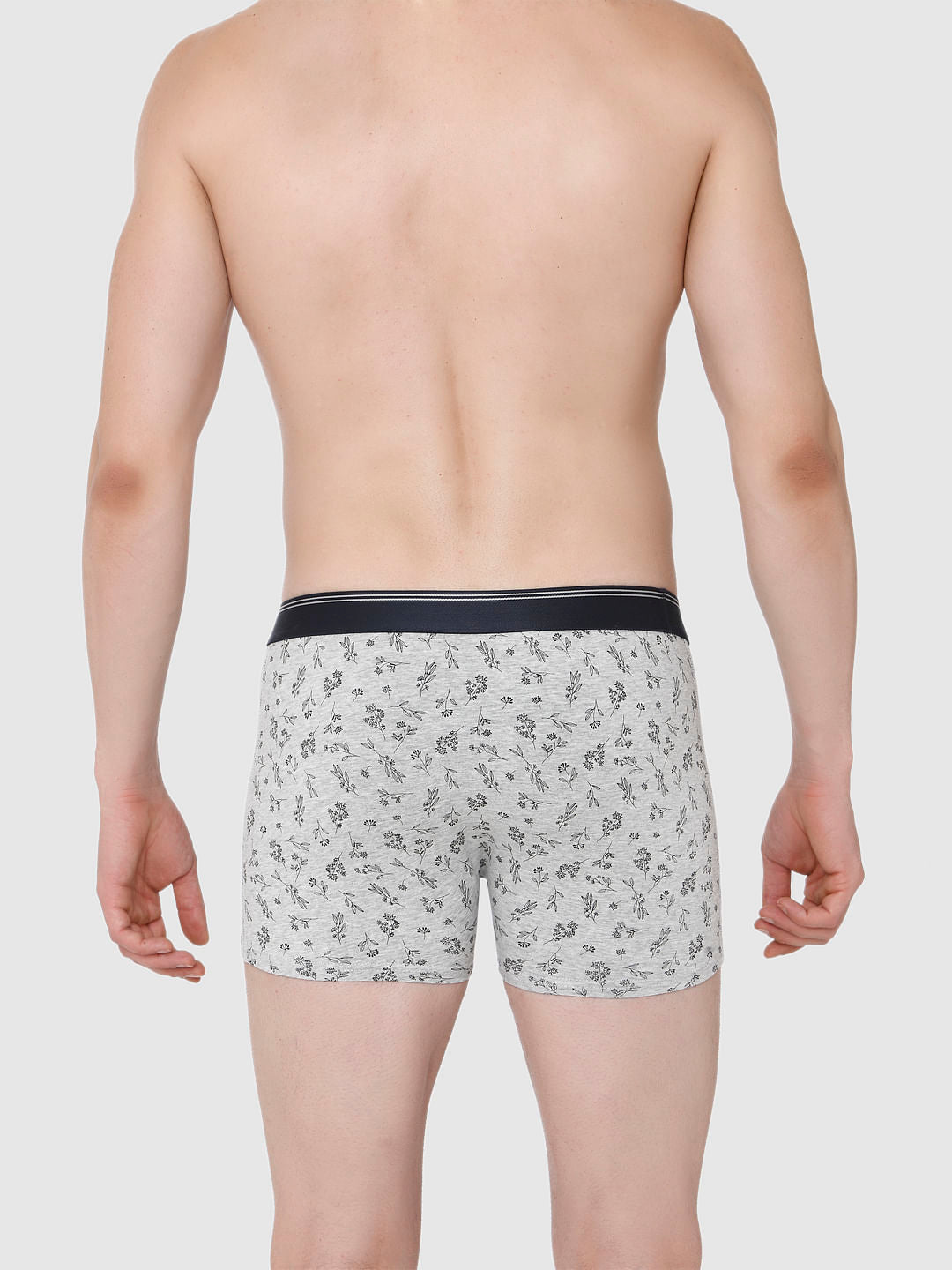 Light Grey All Over Print Trunks