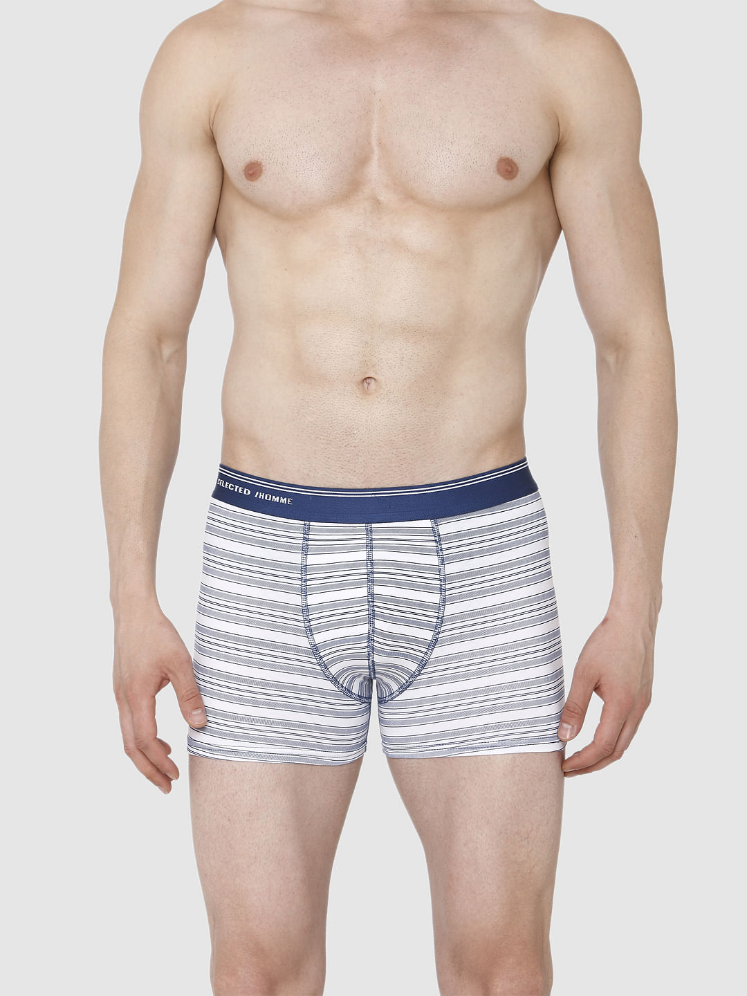 Blue Striped Trunks