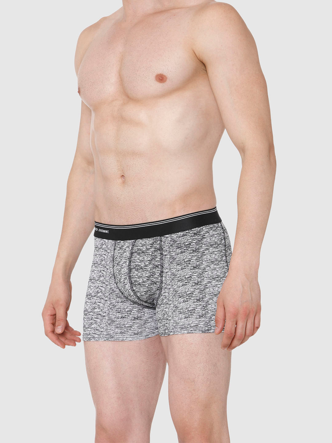 Black Printed Trunks
