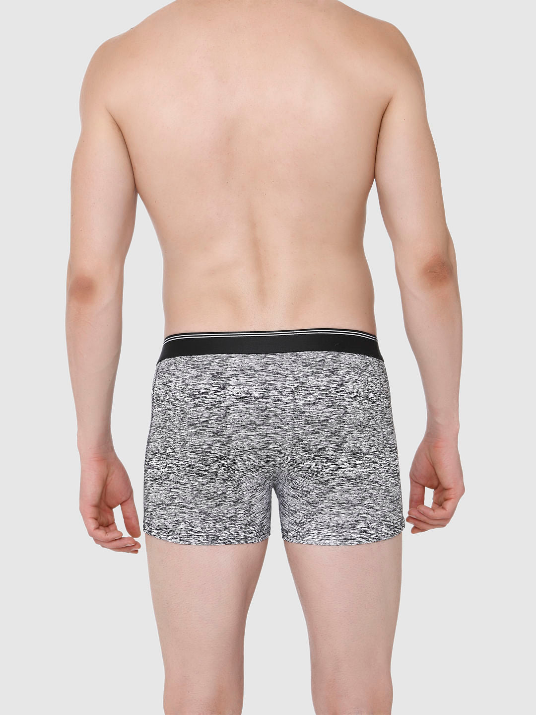 Black Printed Trunks