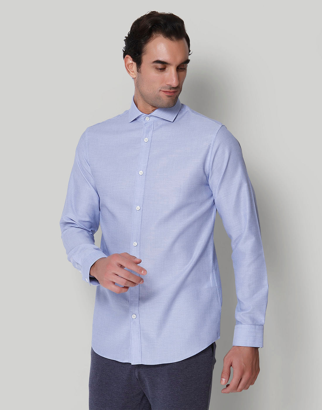 Blue Full Sleeves Shirt