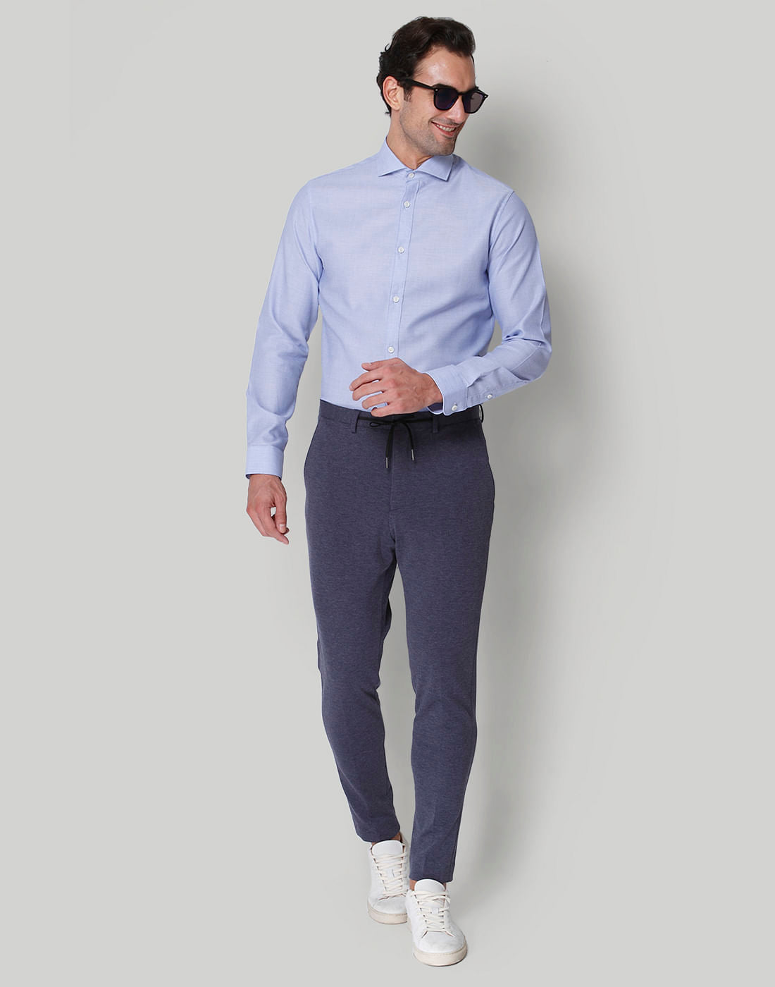 Blue Full Sleeves Shirt
