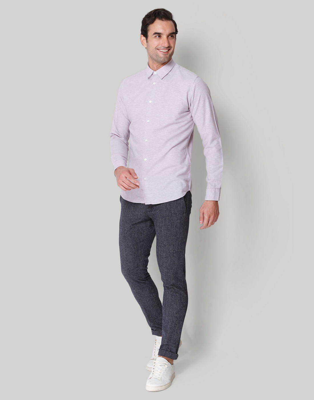 Purple Full Sleeves Shirt