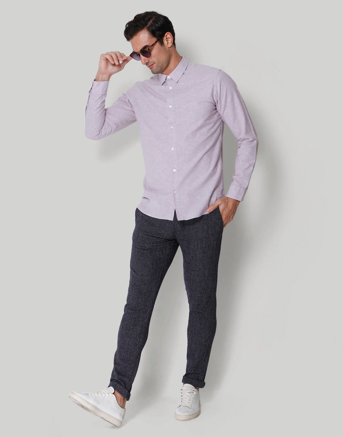 Purple Full Sleeves Shirt