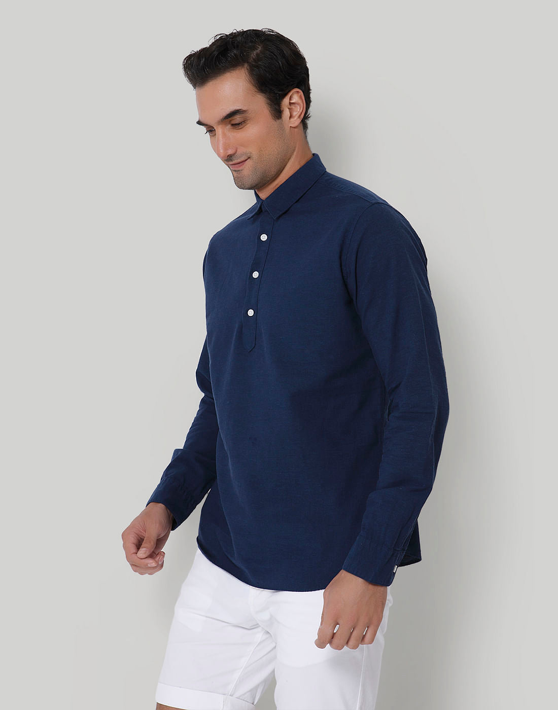 Blue Full Sleeves Shirt