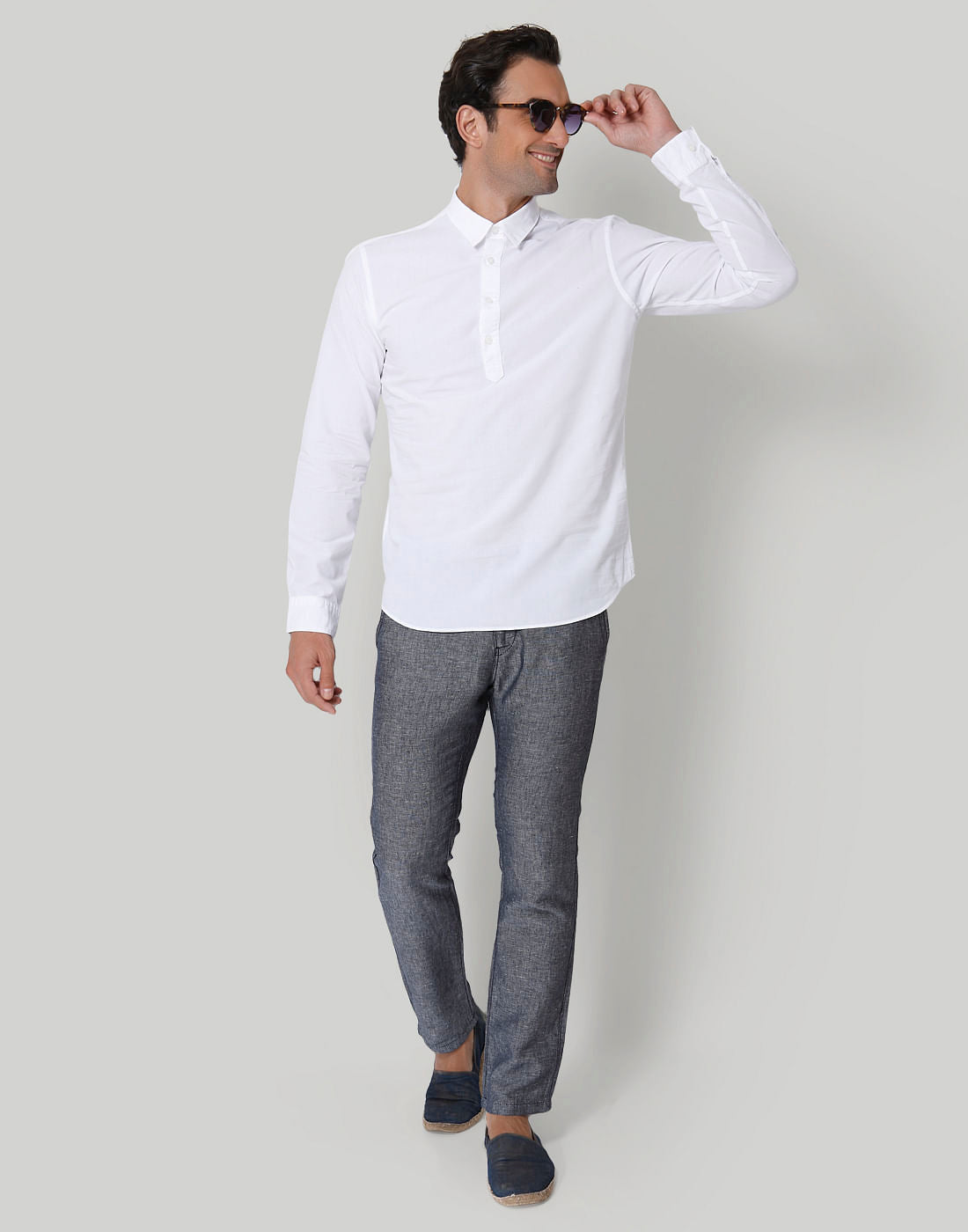 White Full Sleeves Shirt