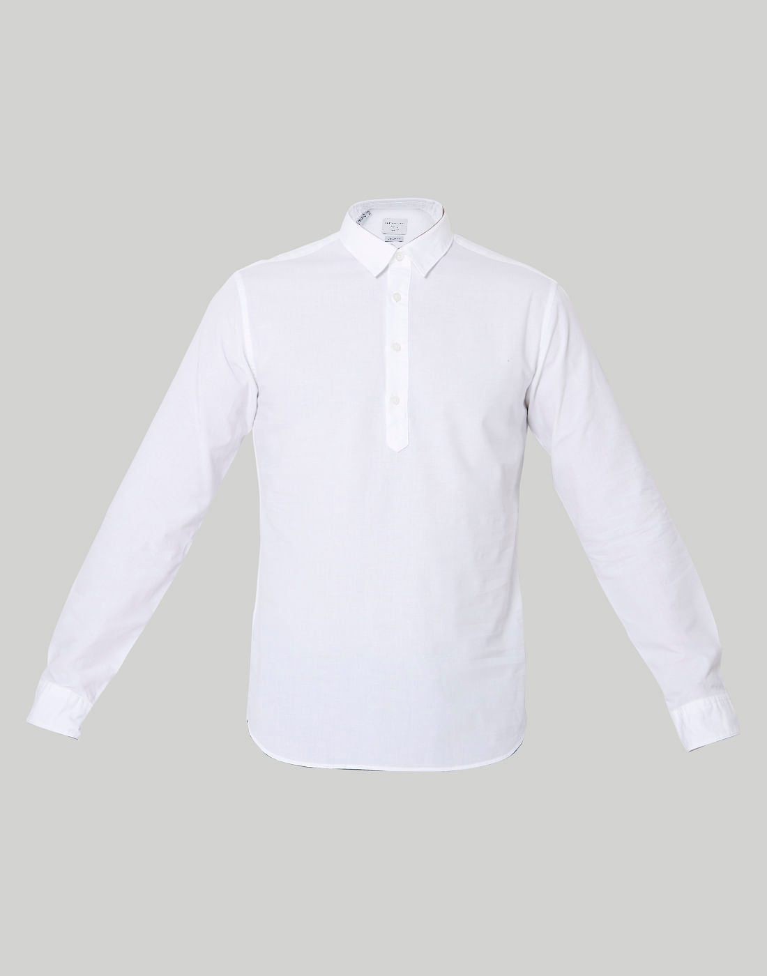 White Full Sleeves Shirt