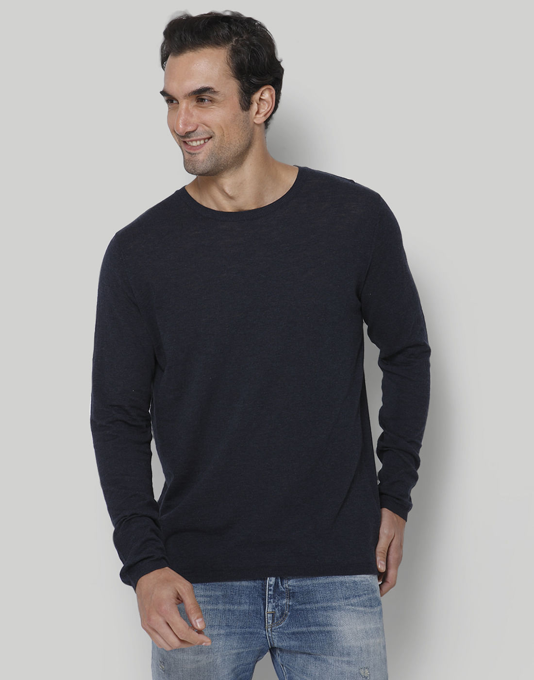 Blue Crew Neck T-Shirt
