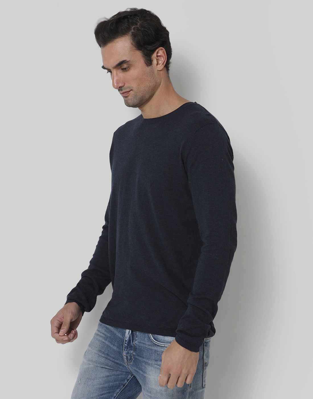 Blue Crew Neck T-Shirt