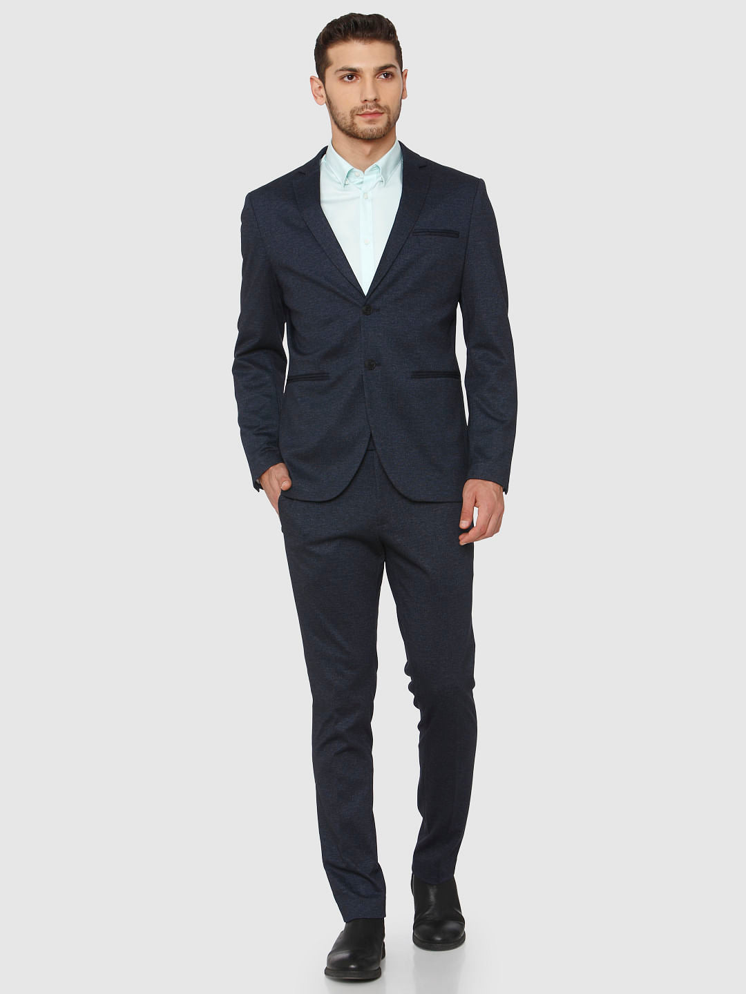 Navy Blue Formal Slim Fit Blazer