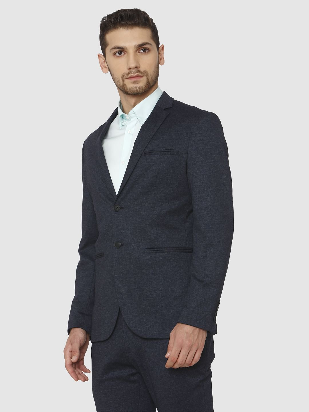 Navy Blue Formal Slim Fit Blazer