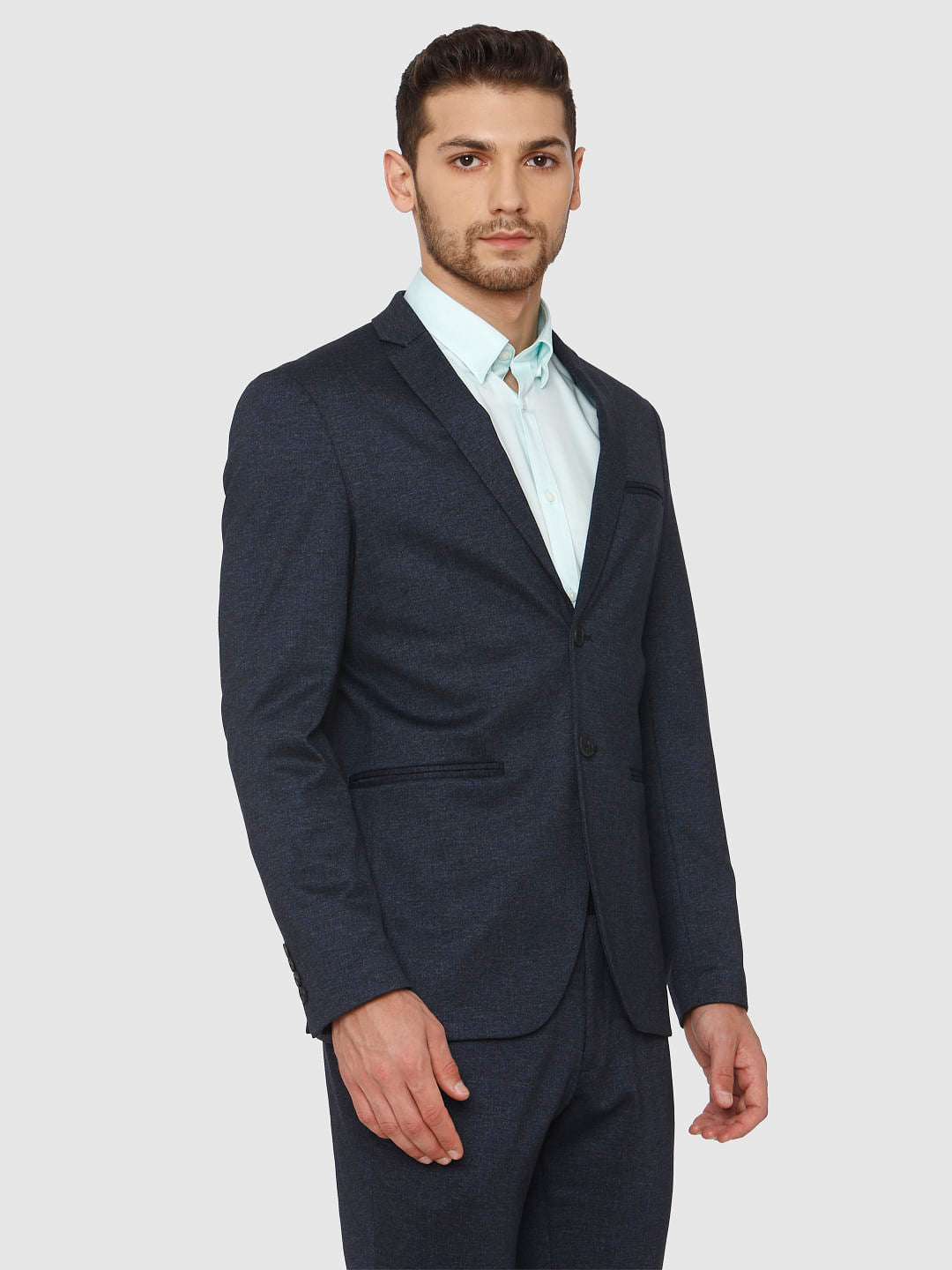 Navy Blue Formal Slim Fit Blazer